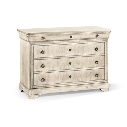 Jonathan Charles Fine Furniture - Timeless Entropy Louis Phillipe Drawer Chest in Bleached Walnut - 003-3-267-BLW veiw 1