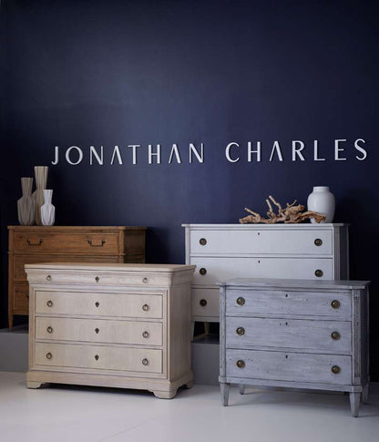 Jonathan Charles Fine Furniture - Timeless Entropy Louis Phillipe Drawer Chest in Bleached Walnut - 003-3-267-BLW veiw 3