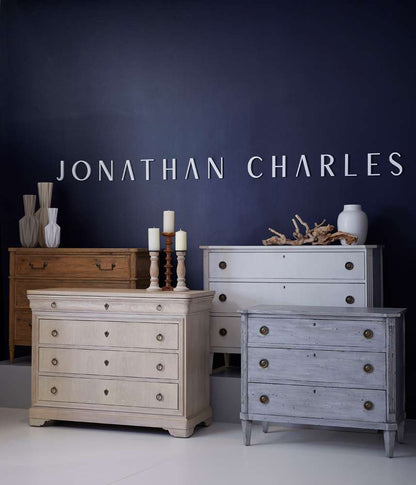 Jonathan Charles Fine Furniture - Timeless Entropy Louis Phillipe Drawer Chest in Bleached Walnut - 003-3-267-BLW veiw 4