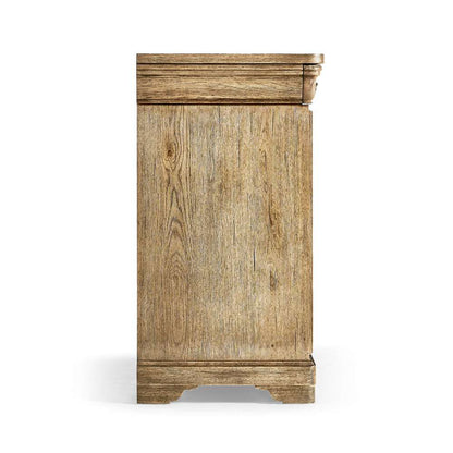 Jonathan Charles Fine Furniture - Timeless Entropy Louis Phillipe Drawer Chest in Stripped Brown Chestnut - 003-3-267-WNC veiw 5