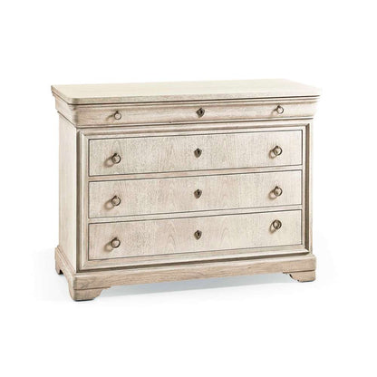 Jonathan Charles Fine Furniture - Timeless Entropy Louis Phillipe Drawer Chest in Bleached Walnut - 003-3-266-BLW veiw 1