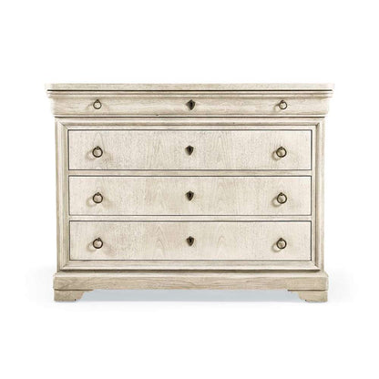Jonathan Charles Fine Furniture - Timeless Entropy Louis Phillipe Drawer Chest in Bleached Walnut - 003-3-266-BLW veiw 4