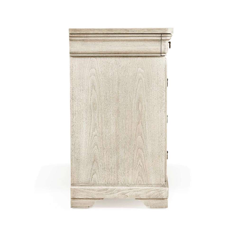 Jonathan Charles Fine Furniture - Timeless Entropy Louis Phillipe Drawer Chest in Bleached Walnut - 003-3-266-BLW veiw 5