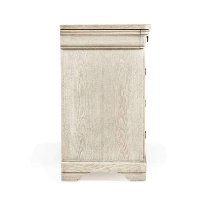 Jonathan Charles Fine Furniture - Timeless Entropy Louis Phillipe Drawer Chest in Bleached Walnut - 003-3-266-BLW veiw 5