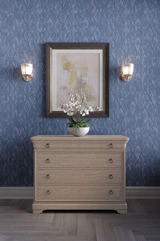 Jonathan Charles Fine Furniture - Timeless Entropy Louis Phillipe Drawer Chest in Bleached Walnut - 003-3-266-BLW veiw 7