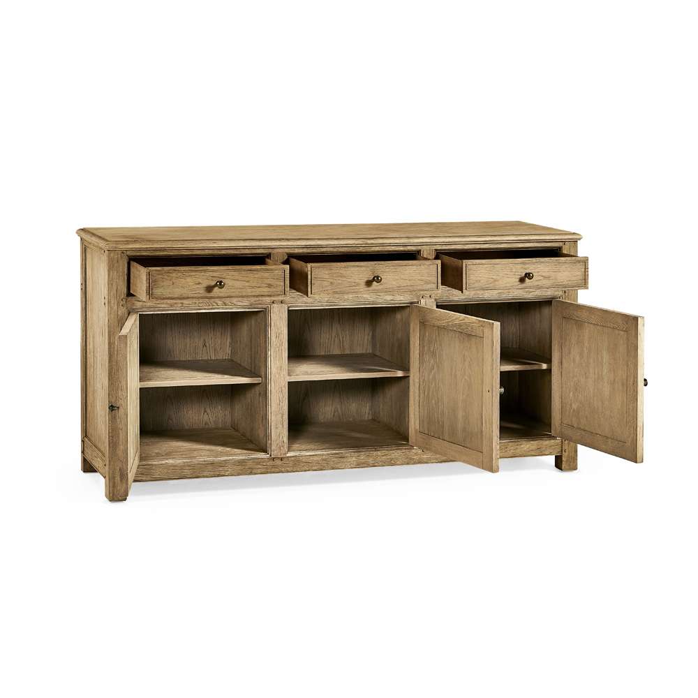 Jonathan Charles Fine Furniture - Timeless Eon Rustic French Credenza - 003-3-160-WNC veiw 2