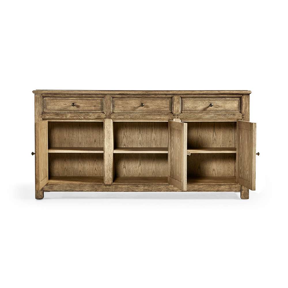 Jonathan Charles Fine Furniture - Timeless Eon Rustic French Credenza - 003-3-160-WNC veiw 4