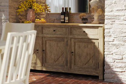 Jonathan Charles Fine Furniture - Timeless Eon Rustic French Credenza - 003-3-160-WNC veiw 7