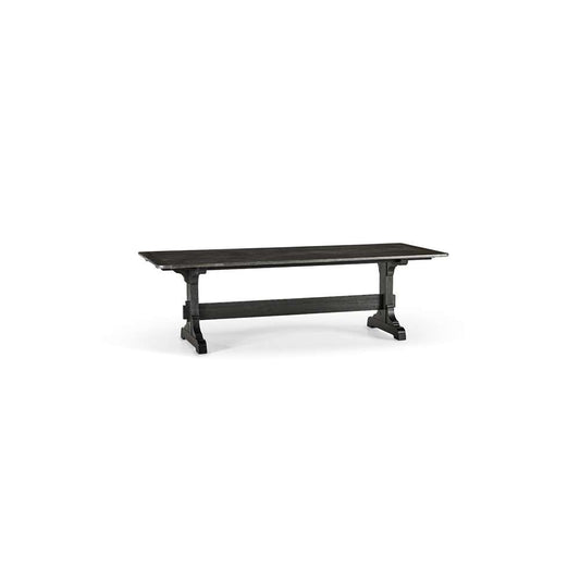 Jonathan Charles Fine Furniture - Timeless Epoch Trestle Dining Table in Ebonized Oak - 003-2-A50-EBO veiw 1