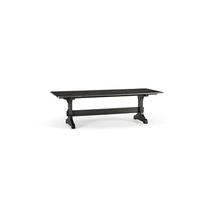 Jonathan Charles Fine Furniture - Timeless Epoch Trestle Dining Table in Ebonized Oak - 003-2-A50-EBO veiw 4