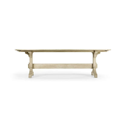 Jonathan Charles Fine Furniture - Timeless Epoch Trestle Dining Table in Stripped Oak - 003-2-A50-STO veiw 3