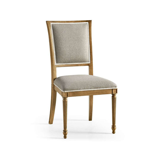 Jonathan Charles Fine Furniture - Timeless Flare Uph. Side Chair Flared Top in Sun Bleached Cherry - 003-2-130-SBC veiw 1
