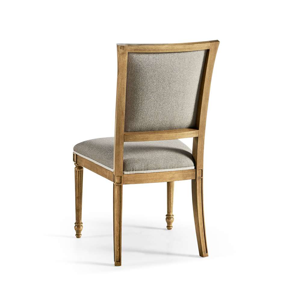 Jonathan Charles Fine Furniture - Timeless Flare Uph. Side Chair Flared Top in Sun Bleached Cherry - 003-2-130-SBC veiw 4