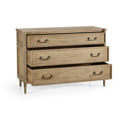 Jonathan Charles Fine Furniture - Timeless Kalpa Louis XVI Drawer Chest in Bleached Chestnut - 003-3-263-BLC veiw 2