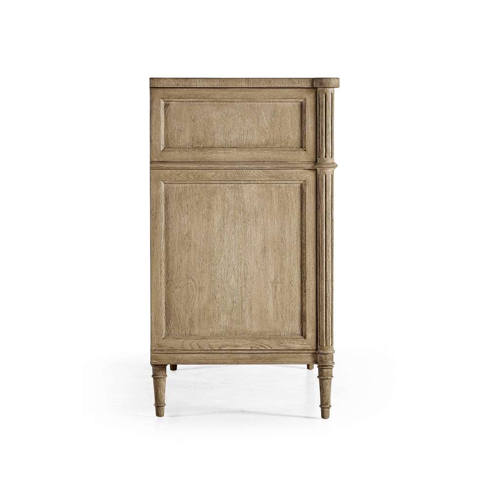 Jonathan Charles Fine Furniture - Timeless Kalpa Louis XVI Drawer Chest in Bleached Chestnut - 003-3-263-BLC veiw 4