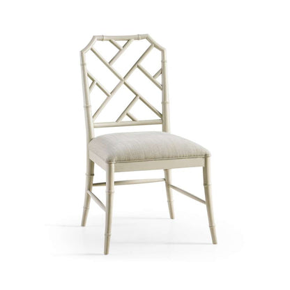 Jonathan Charles Fine Furniture - Timeless Saros Chippendale Bamboo Side Chair in London Mist - 003-2-121-LMS veiw 1