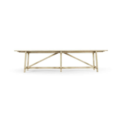 Jonathan Charles Fine Furniture - Timeless Sidereal French Laundry Dining Table 125in in Stripped Oak - 003-2-A60-STO veiw 2