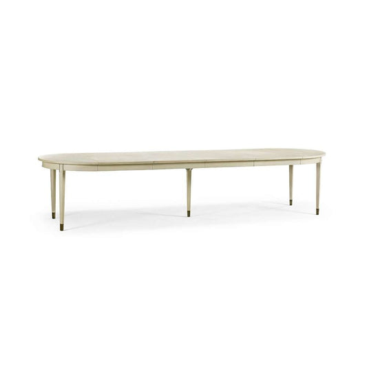 Jonathan Charles Fine Furniture - Timeless Synodic Swedish Dining Table in London Mist - 003-2-H63-LMS veiw 1