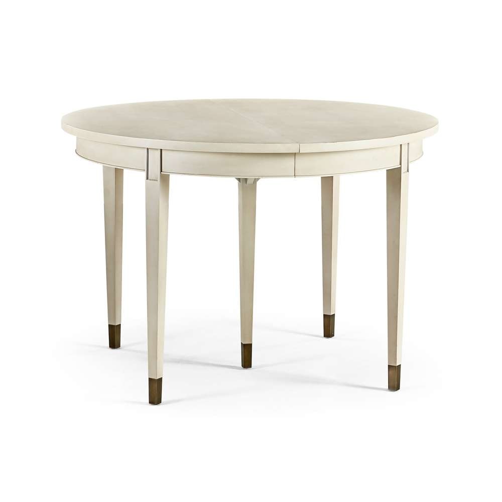 Jonathan Charles Fine Furniture - Timeless Synodic Swedish Dining Table in London Mist - 003-2-H63-LMS veiw 3