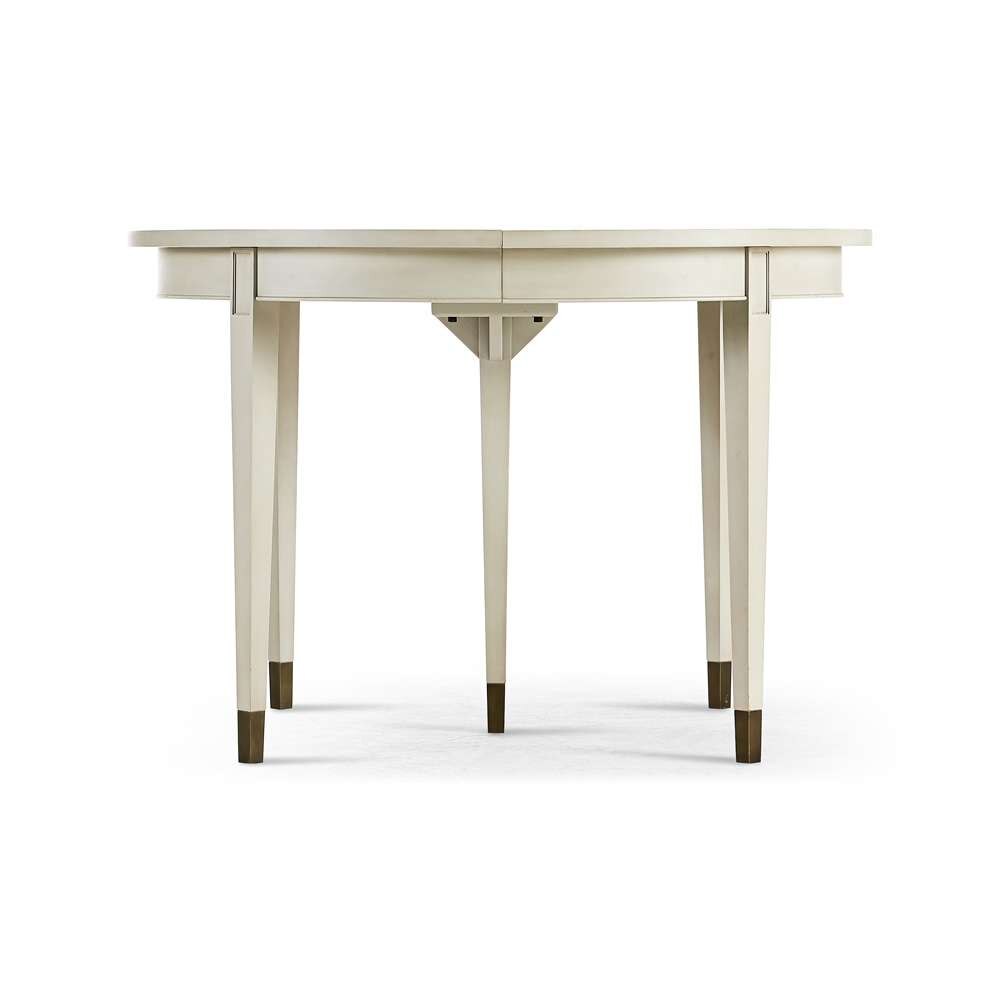 Jonathan Charles Fine Furniture - Timeless Synodic Swedish Dining Table in London Mist - 003-2-H63-LMS veiw 4