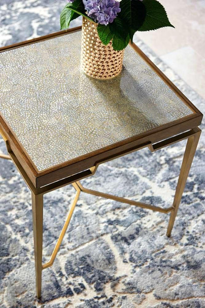 Jonathan Charles Fine Furniture - Toulouse Eggshell End Table - 500356-EA002 veiw 4