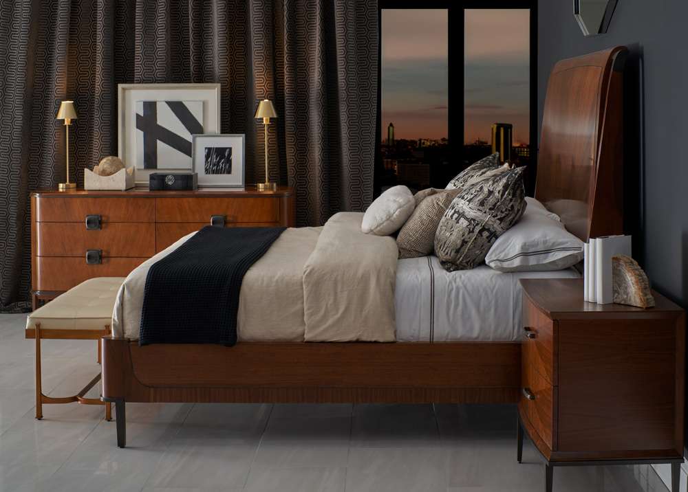Jonathan Charles Fine Furniture - Toulouse King Panel Bed - 500353-USK-WTL veiw 4