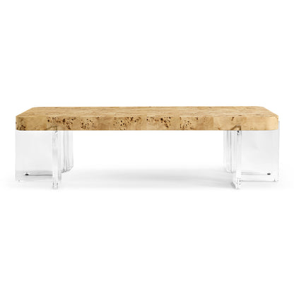 Jonathan Charles Fine Furniture - Veil Rectangular Cocktail Table - 500569-NMB view 2