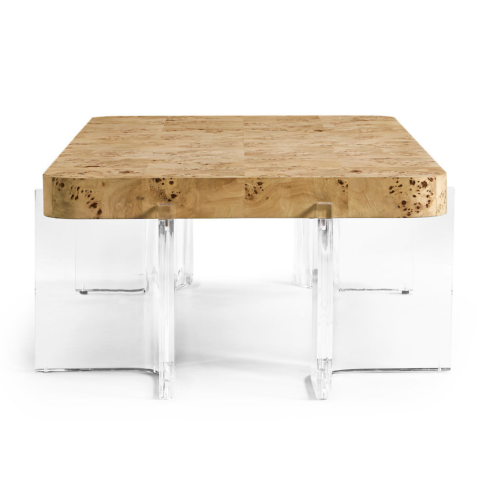 Jonathan Charles Fine Furniture - Veil Rectangular Cocktail Table - 500569-NMB view 3