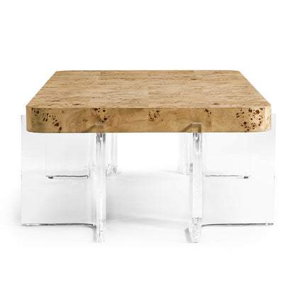 Jonathan Charles Fine Furniture - Veil Rectangular Cocktail Table - 500569-NMB view 3