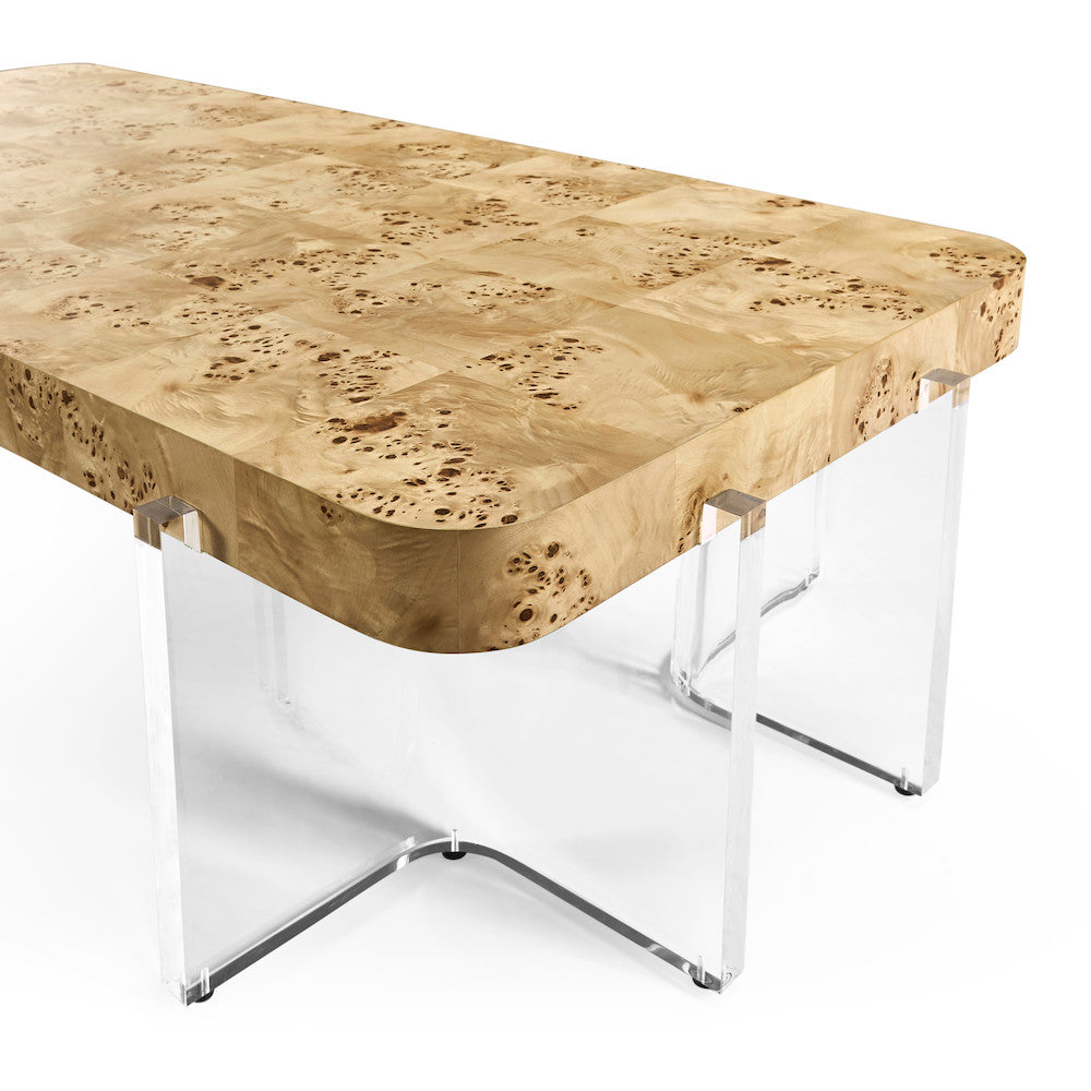 Jonathan Charles Fine Furniture - Veil Rectangular Cocktail Table - 500569-NMB view 9