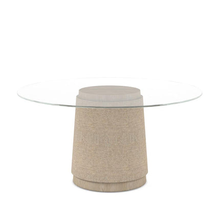 Jonathan Charles Fine Furniture - Water Abyss Single Pedestal Dining - 001-2-A00-GRC-BS veiw 3