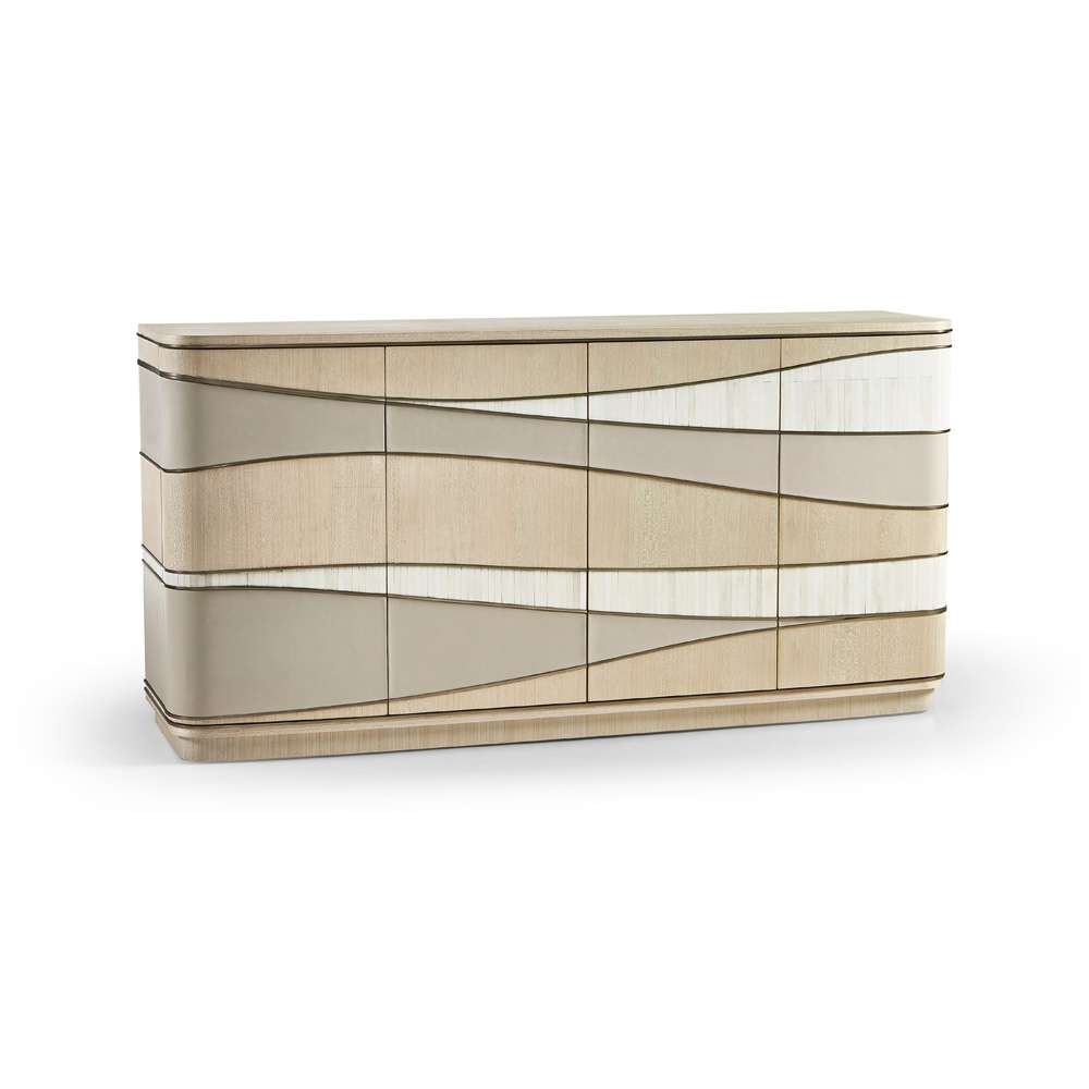 Jonathan Charles Fine Furniture - Water Breaker Mixed Media Credenza - 001-2-M20-BON veiw 1