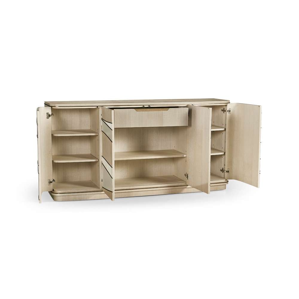 Jonathan Charles Fine Furniture - Water Breaker Mixed Media Credenza - 001-2-M20-BON veiw 3