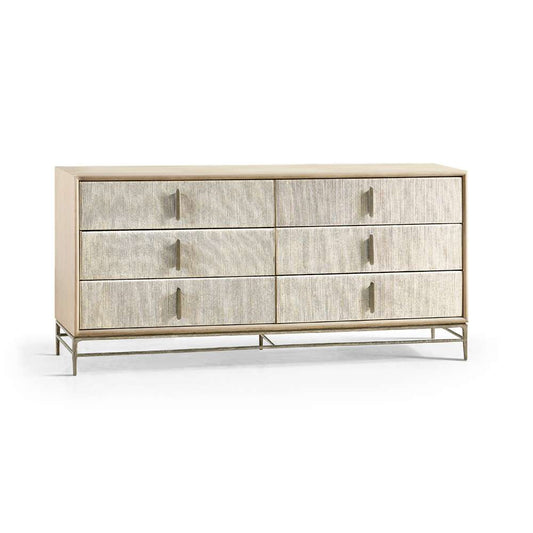 Jonathan Charles Fine Furniture - Water Clapotis Danish Cord Double Dresser - 001-1-710-CRD veiw 1