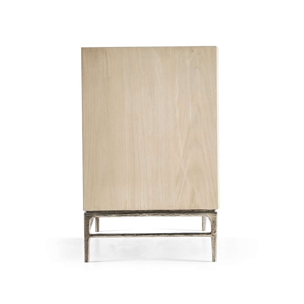 Jonathan Charles Fine Furniture - Water Clapotis Danish Cord Nightstand - 001-1-802-CRD veiw 4