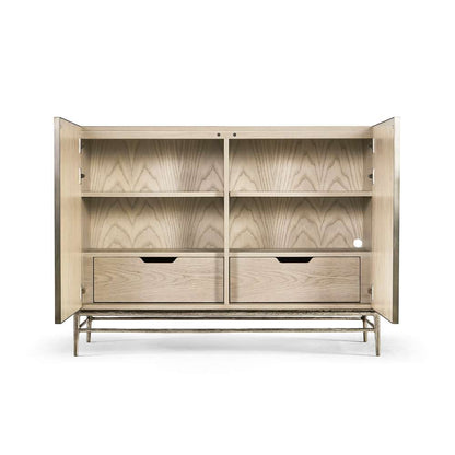 Jonathan Charles Fine Furniture - Water Diel Acid Etched Door Chest - 001-2-L20-EAL veiw 5