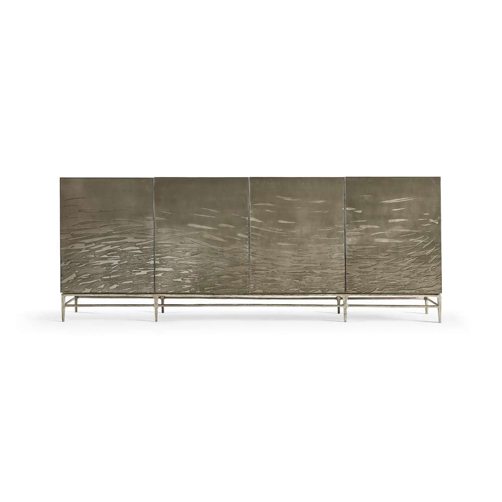 Jonathan Charles Fine Furniture - Water Diel Credenza - 001-3-403-EAL veiw 4