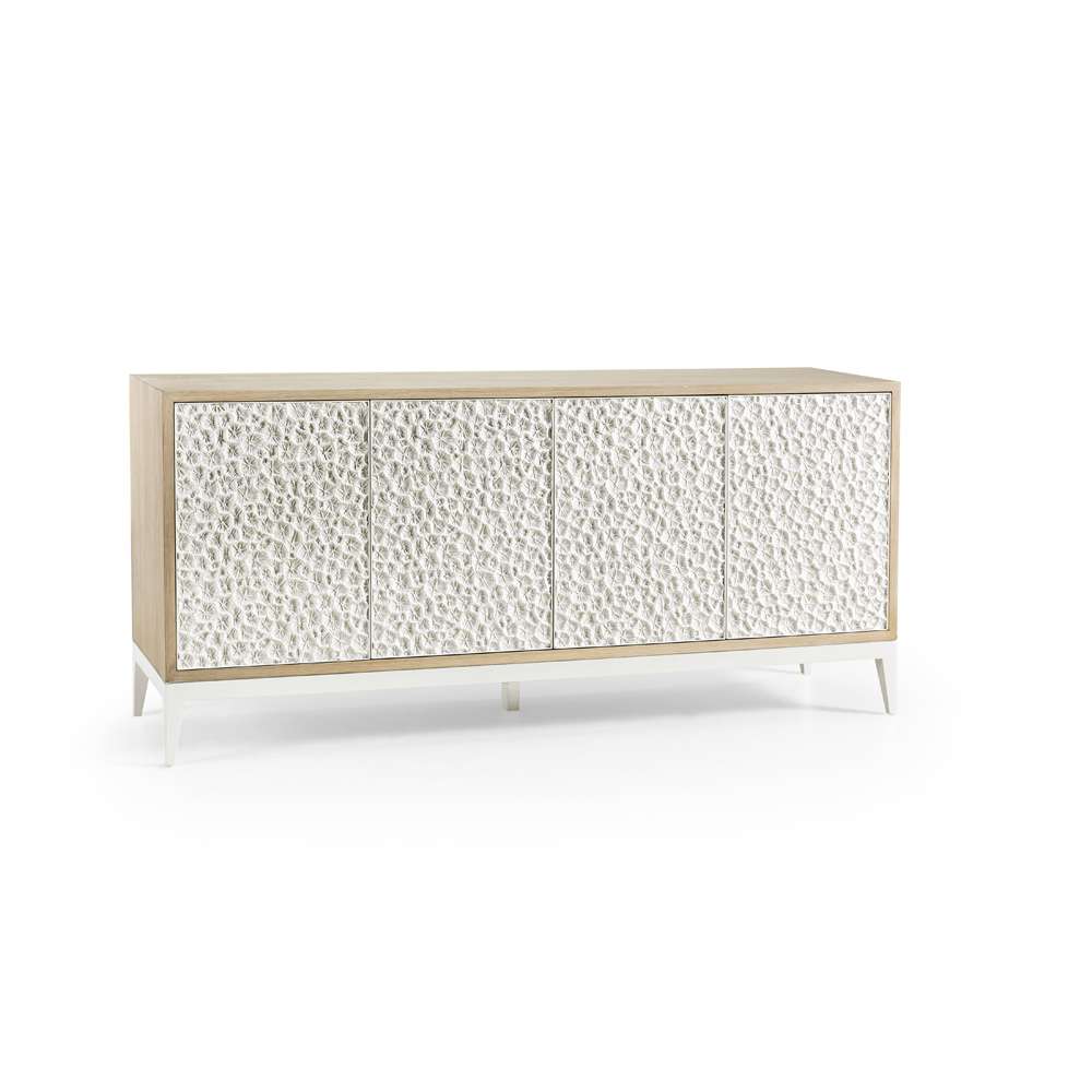 Jonathan Charles Fine Furniture - Water Pelagic Cast Metal Credenza - 001-2-N20-CAW veiw 1