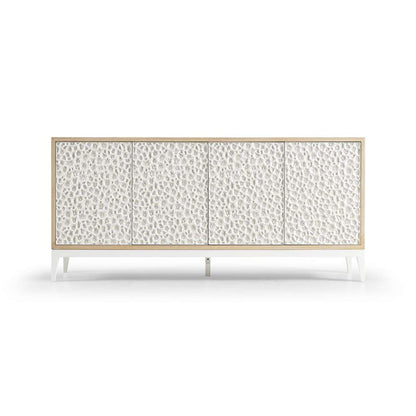 Jonathan Charles Fine Furniture - Water Pelagic Cast Metal Credenza - 001-2-N20-CAW veiw 2