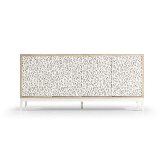 Jonathan Charles Fine Furniture - Water Pelagic Cast Metal Credenza - 001-2-N20-CAW veiw 2