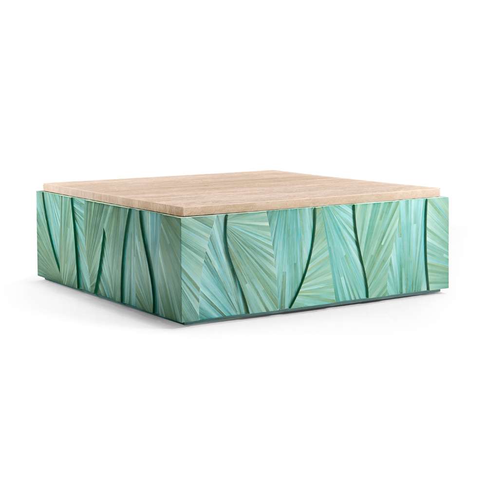 Jonathan Charles Fine Furniture - Water - Seaglass Coffee Table - 001-3-BL0-BLS veiw 1