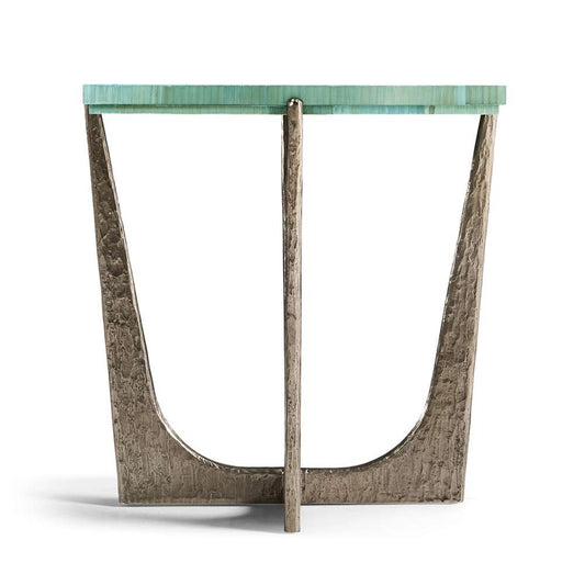 Jonathan Charles Fine Furniture - Water - Seaglass End Table - 001-3-BN0-BLS veiw 2
