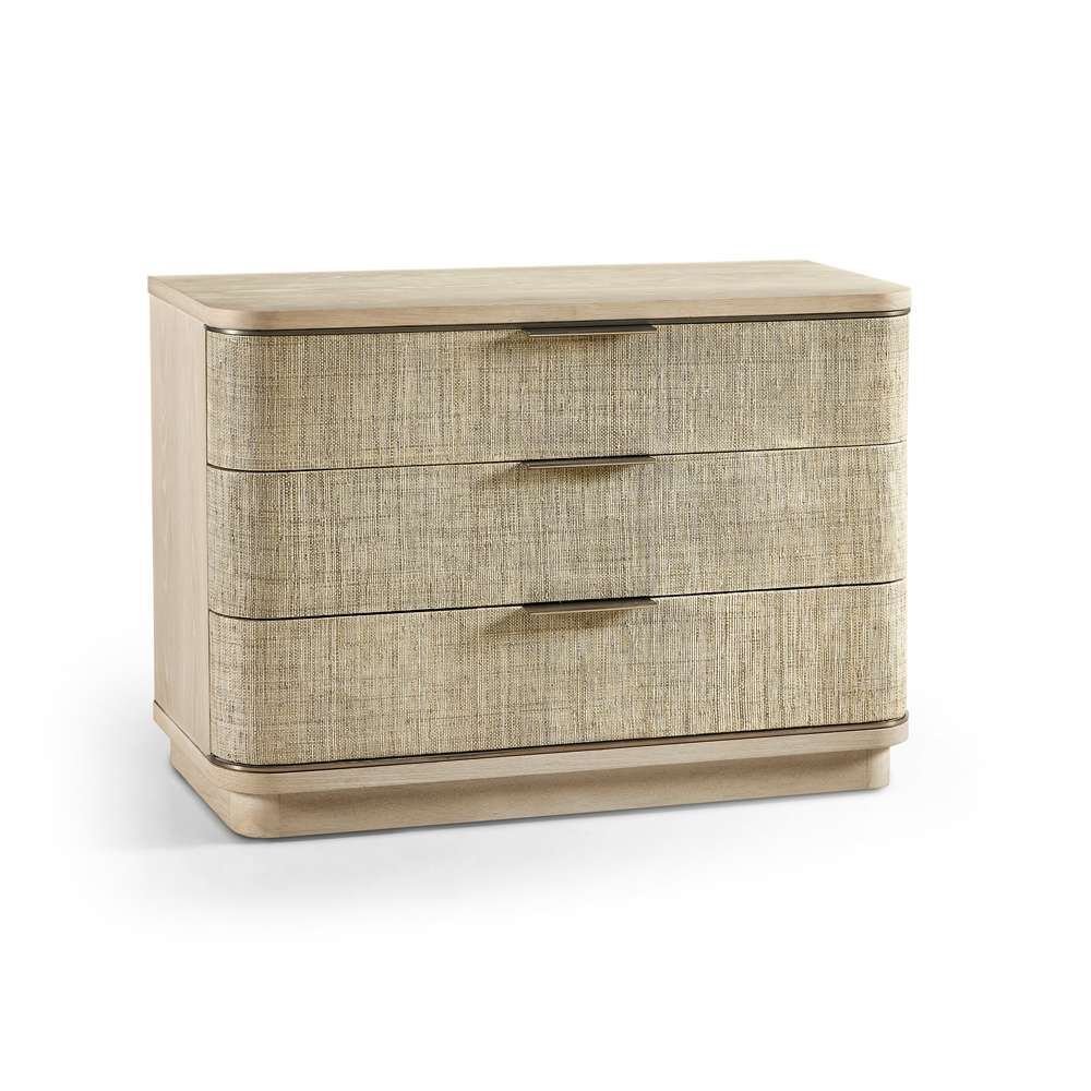 Jonathan Charles Fine Furniture - Water Seiche 42in Woven Nightstand - 001-1-933-WWO veiw 1