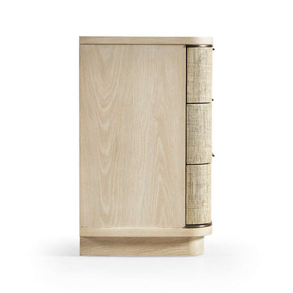 Jonathan Charles Fine Furniture - Water Seiche 42in Woven Nightstand - 001-1-933-WWO veiw 3