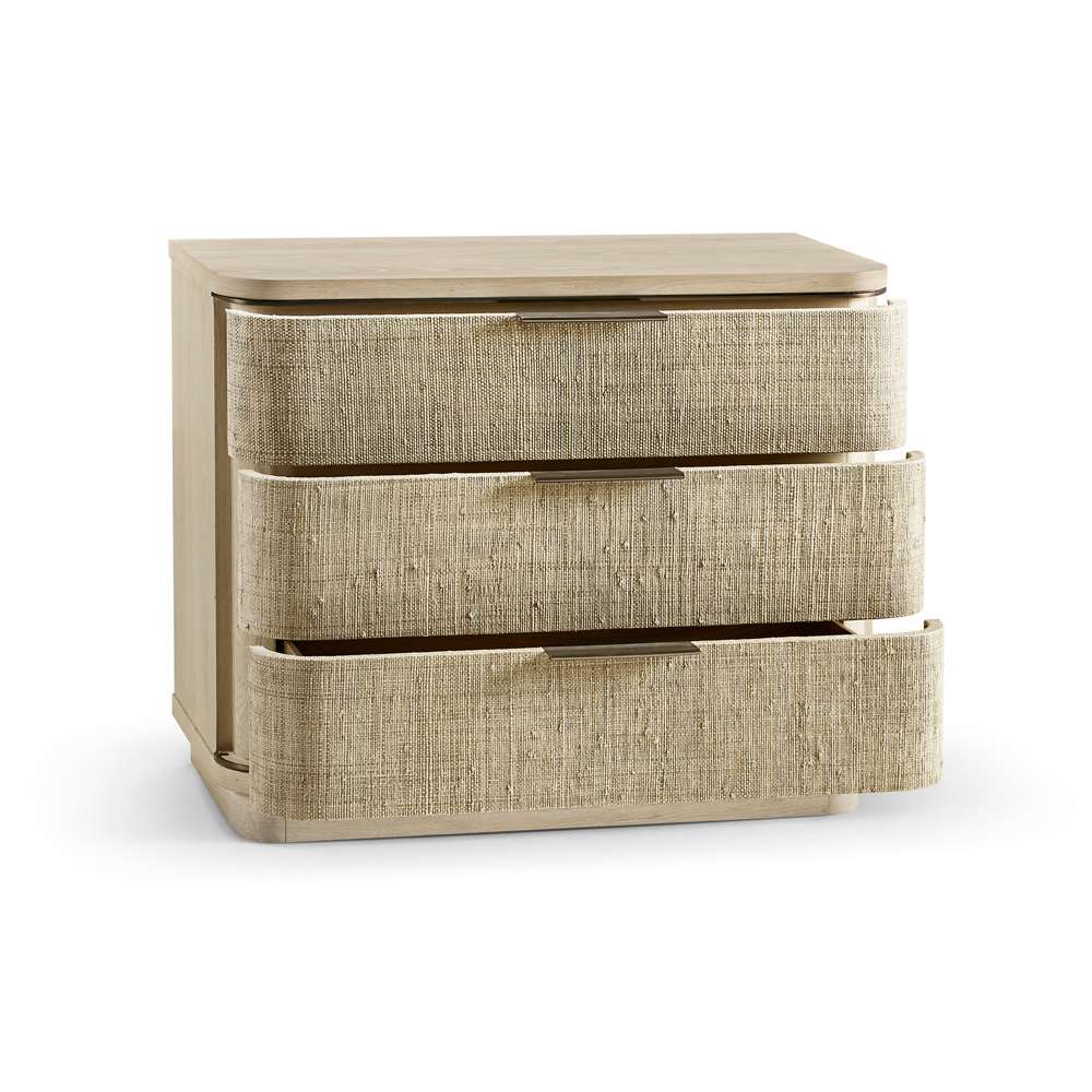 Jonathan Charles Fine Furniture - Water Seiche Woven Night Stand - 001-1-932-WWO veiw 3