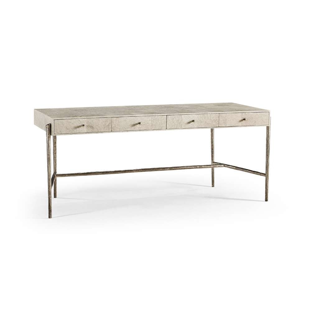 Jonathan Charles Fine Furniture - Water Surge Madrona Burl Desk - 001-4-0E1-MDL veiw 1