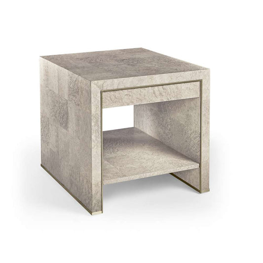 Jonathan Charles Fine Furniture - Water Surge Madrona Burl End Table - 001-3-AN0-MDL veiw 1