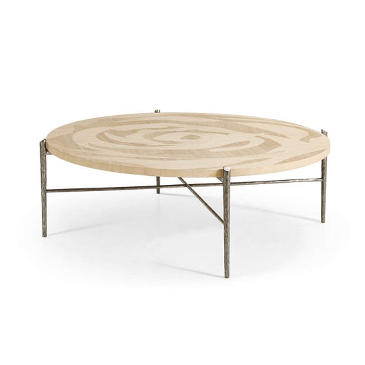 Jonathan Charles Fine Furniture - Water - Tidepool Round Cocktail Table - 001-3-DL0-NLS veiw 1