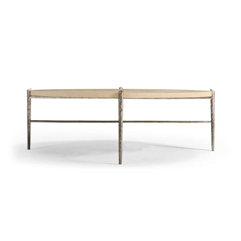 Jonathan Charles Fine Furniture - Water - Tidepool Round Cocktail Table - 001-3-DL0-NLS veiw 3