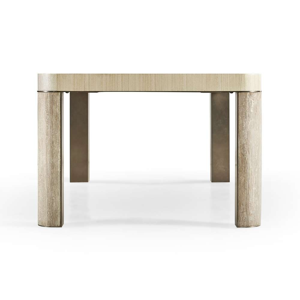 Jonathan Charles Fine Furniture - Water Upwelling Stone Leg Dining Table - 001-2-E60-TRV veiw 4